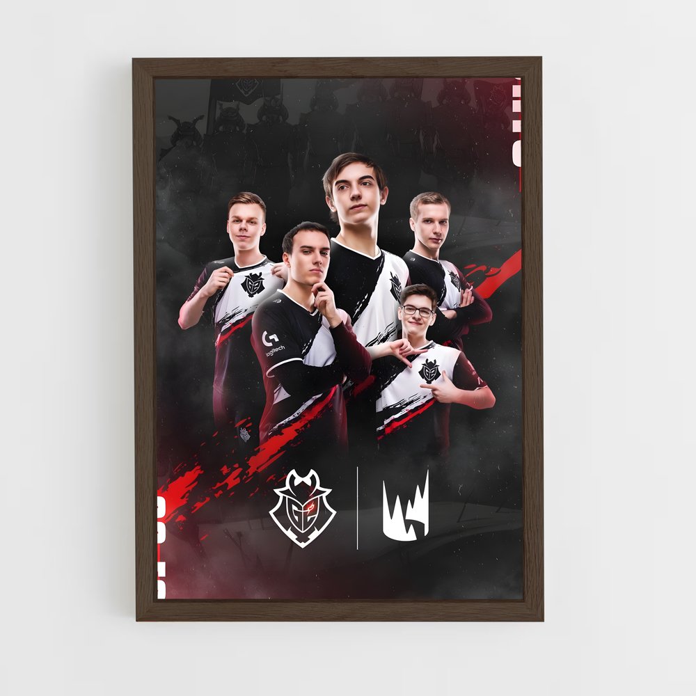 Poster Team Unity – affiche Esports (vue 5)